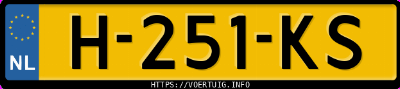 Kenteken afbeelding van H251KS, zwarte Volkswagen Tiguan 1.4 Bluemotion