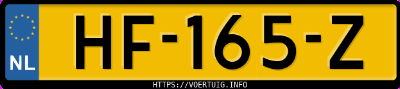 Kenteken afbeelding van HF165Z, grijze Volkswagen Passat 1.4 Tsi Bluemotion Dsg Act R-Line Comfortline