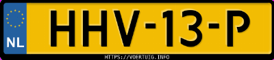 Kenteken afbeelding van HHV13P, zwarte Volkswagen Golf 8 1.5e Tsi Evo 1.5 Etsi