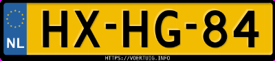 Kenteken afbeelding van HXHG84, witte Volkswagen Lt 28 D Kampeerauto