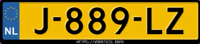 Kenteken afbeelding van J889LZ, zwarte Volkswagen Tiguan 1.4 Tsi 4motion R