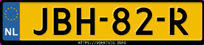 Kenteken afbeelding van JBH82R, grijze Volkswagen ID.4 Pro 150 Kw