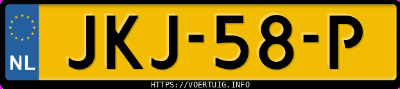 Kenteken afbeelding van JKJ58P, grijze Volkswagen T-CROSS