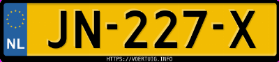 Kenteken afbeelding van JN227X, grijze Volkswagen Golf Vii 2.0gtd 5