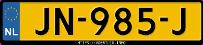 Kenteken afbeelding van JN985J, witte Volkswagen Polo 1.0 Tsi Bluemotion