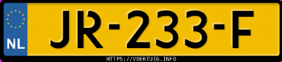 Kenteken afbeelding van JR233F, grijze Volkswagen Golf Sportsvan 1.4 Tsi Bluemotion Dsg Highline Comfortline