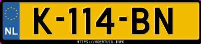 Kenteken afbeelding van K114BN, grijze Volkswagen ID.3 Pro 150 Kw