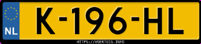 Kenteken afbeelding van K196HL, grijze Volkswagen ID.3 Pro 150 Kw