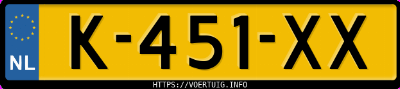 Kenteken afbeelding van K451XX, grijze Volkswagen Golf 8 1.5e Tsi Evo 1.5 Etsi