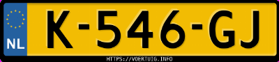 Kenteken afbeelding van K546GJ, blauwe Volkswagen T-ROC 1.5tsi 1.5 Tsi