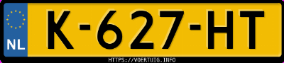 Kenteken afbeelding van K627HT, grijze Volkswagen ID.3 Pro 150 Kw