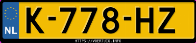 Kenteken afbeelding van K778HZ, witte Volkswagen ID.3 Pro 150 Kw