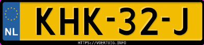 Kenteken afbeelding van KHK32J, grijze Volkswagen T-ROC