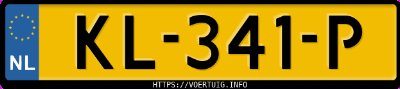 Kenteken afbeelding van KL341P, witte Volkswagen Scirocco 1.4tsi