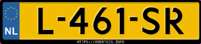 Kenteken afbeelding van L461SR, grijze Volkswagen ID.3 Pro 150 Kw