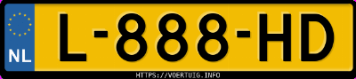 Kenteken afbeelding van L888HD, grijze Volkswagen Polo 1.0 Tsi