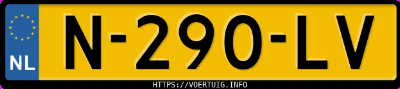 Kenteken afbeelding van N290LV, grijze Volkswagen ID.3 Pro S 150 Kw