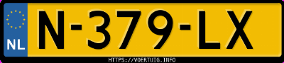Kenteken afbeelding van N379LX, grijze Volkswagen Touran 1.4 Tsi Highline Comfortline