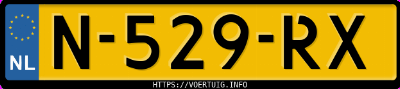 Kenteken afbeelding van N529RX, grijze Volkswagen ID.3 Pure 110 Kw