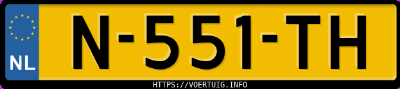 Kenteken afbeelding van N551TH, grijze Volkswagen Passat V 2.0tdi