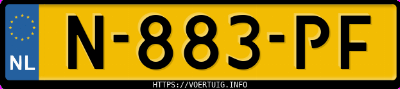 Kenteken afbeelding van N883PF, witte Volkswagen Passat Variant 2.0 Tsi 4motion Dsg Bluemotion R-Line Highline