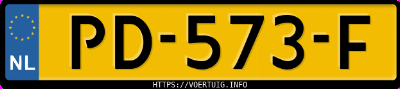 Kenteken afbeelding van PD573F, grijze Volkswagen Polo 1.0 Tsi Bluemotion
