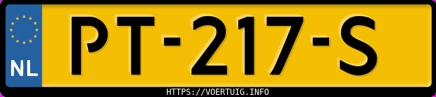 Kenteken afbeelding van PT217S, zwarte Volkswagen Passat Variant 1.6 Tdi Bmt Trendline