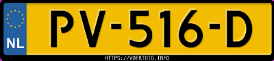 Kenteken afbeelding van PV516D, grijze Volkswagen Golf Vi 1.6 Lpg