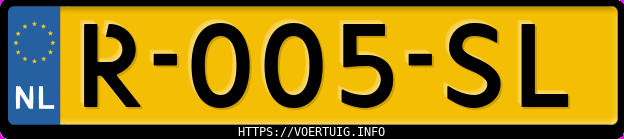 Kenteken afbeelding van R005SL, zwarte Volkswagen ID.5 Pro 150 Kw