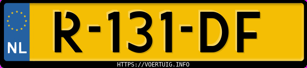 Kenteken afbeelding van R131DF, grijze Volkswagen ID.4 Pro 150 Kw