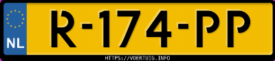 Kenteken afbeelding van R174PP, zwarte Volkswagen Tiguan A.1.5 Tsi 1.5