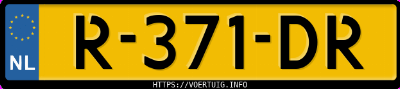 Kenteken afbeelding van R371DR, grijze Volkswagen T-ROC 1.0tsi