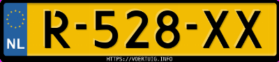 Kenteken afbeelding van R528XX, groene Volkswagen ID.3 Pro S 150 Kw