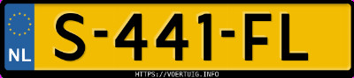 Kenteken afbeelding van S441FL, witte Volkswagen ID.3 Pro 150 Kw