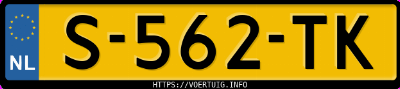 Kenteken afbeelding van S562TK, grijze Volkswagen ID.3 Pro 150 Kw Perform. 1.st