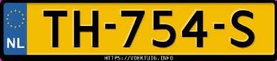 Kenteken afbeelding van TH754S, grijze Volkswagen Polo 1.2