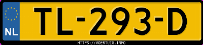 Kenteken afbeelding van TL293D, grijze Volkswagen Tiguan 1.4 Tsi 4motion Rl