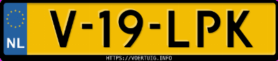 Kenteken afbeelding van V19LPK,  Volkswagen ID. Buzz Cargo Modified Partition Wall