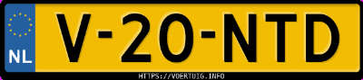 Kenteken afbeelding van V20NTD,  Volkswagen ID. Buzz Cargo Modified Partition Wall