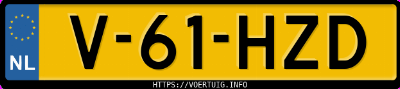 Kenteken afbeelding van V61HZD,  Volkswagen ID. Buzz Cargo Modified Partition Wall