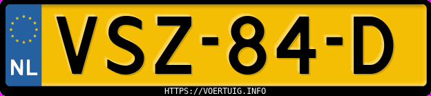 Kenteken afbeelding van VSZ84D,  Volkswagen ID. Buzz Cargo Modified Partition Wall