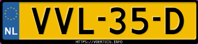 Kenteken afbeelding van VVL35D,  Volkswagen ID. Buzz Cargo Modified Partition Wall