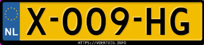 Kenteken afbeelding van X009HG, zwarte Volkswagen ID.4 Pro 150 Kw
