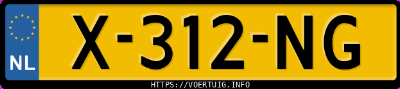 Kenteken afbeelding van X312NG, grijze Volkswagen ID.4 Pro 150 Kw