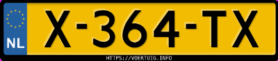 Kenteken afbeelding van X364TX, witte Volkswagen Passat Variant R36 V 3.6 4mot