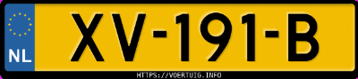 Kenteken afbeelding van XV191B, zwarte Volkswagen Golf Vi 1.4 Tfsi