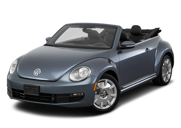 Afbeelding van G257TP, grijze Volkswagen Beetle cabriolet