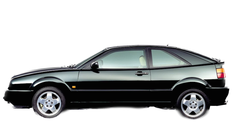 Afbeelding van JHTG08, zwarte Volkswagen Corrado 100 Kw E2 coupé