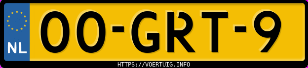 Kenteken afbeelding van 00GRT9, grijze Volvo V70 D5