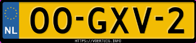 Kenteken afbeelding van 00GXV2, grijze Volvo XC70 3.2 Awd